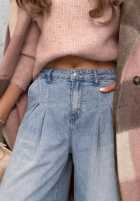 Hose Jeans wide leg Daily Walk Hellblau