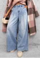 Hose Jeans wide leg Daily Walk Hellblau