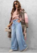 Hose Jeans wide leg Daily Walk Hellblau
