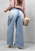 Hose Jeans wide leg Daily Walk Hellblau