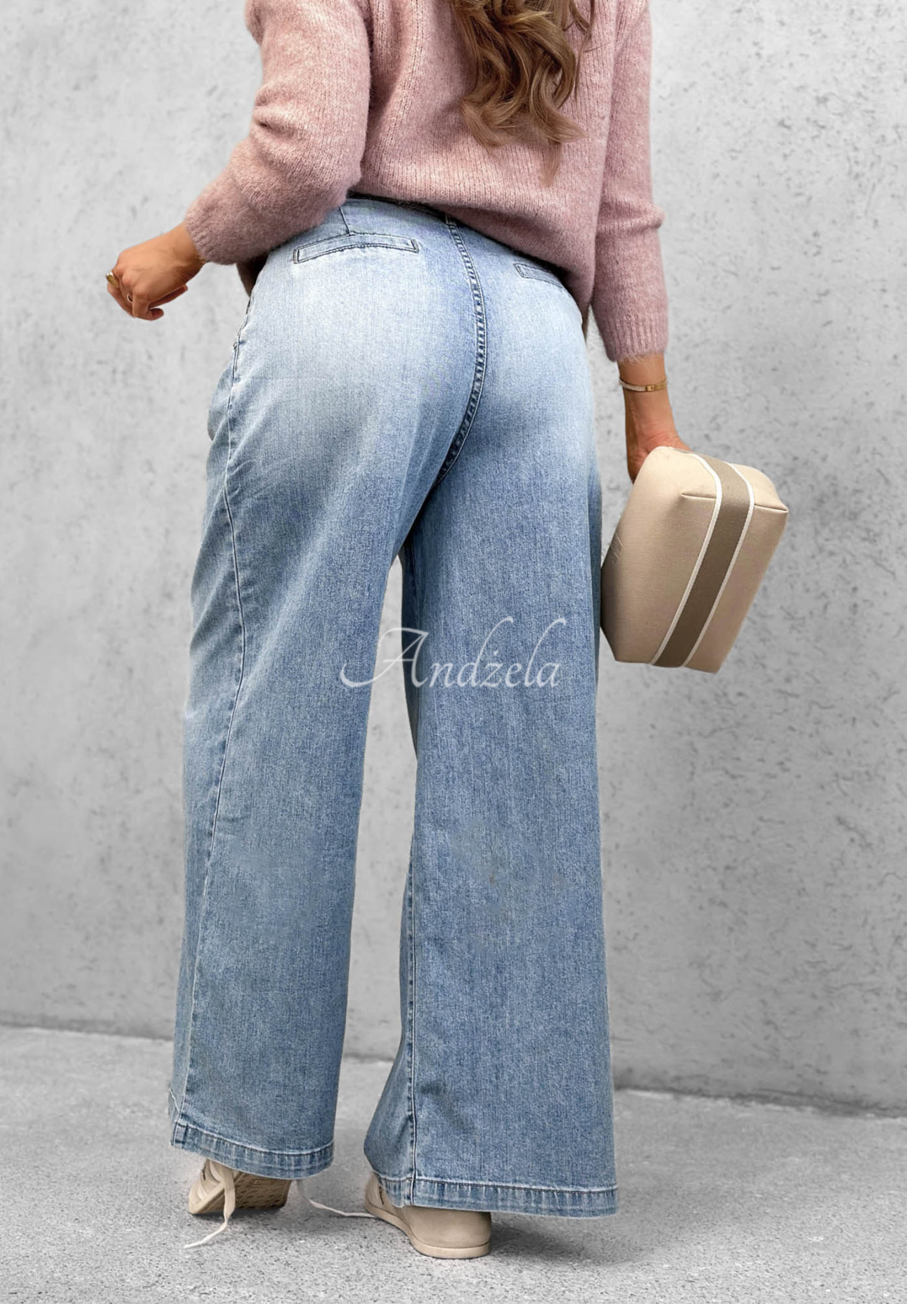 Jeanshose wide leg Daily Walk Hellblau