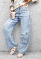 Hose Jeans baggy City Walk Hellblau