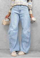 Hose Jeans baggy City Walk Hellblau