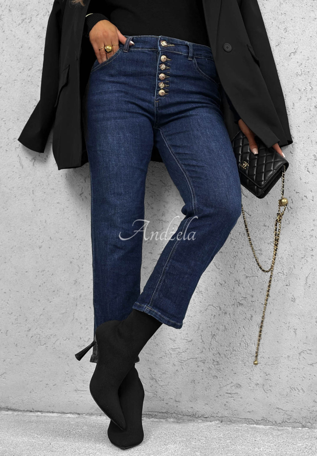 Jeanshose No Rush Today Dunkelblau