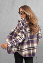 Hemd wierzchnia w kratę Chestnut Check czerwono-Weiß