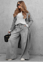 Hose Jeans wide leg Daily Walk Grau