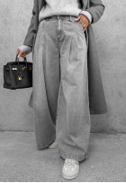 Hose Jeans wide leg Daily Walk Grau