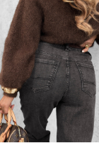 Hose Jeans z paskiem Running Late Grau