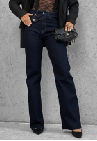 Hose Jeans straight Bad Babe Dunkelblau