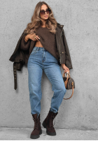 Hose Jeans banana Quiet Days Blau