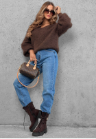 Hose Jeans banana Quiet Days Blau