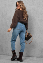 Hose Jeans banana Quiet Days Blau