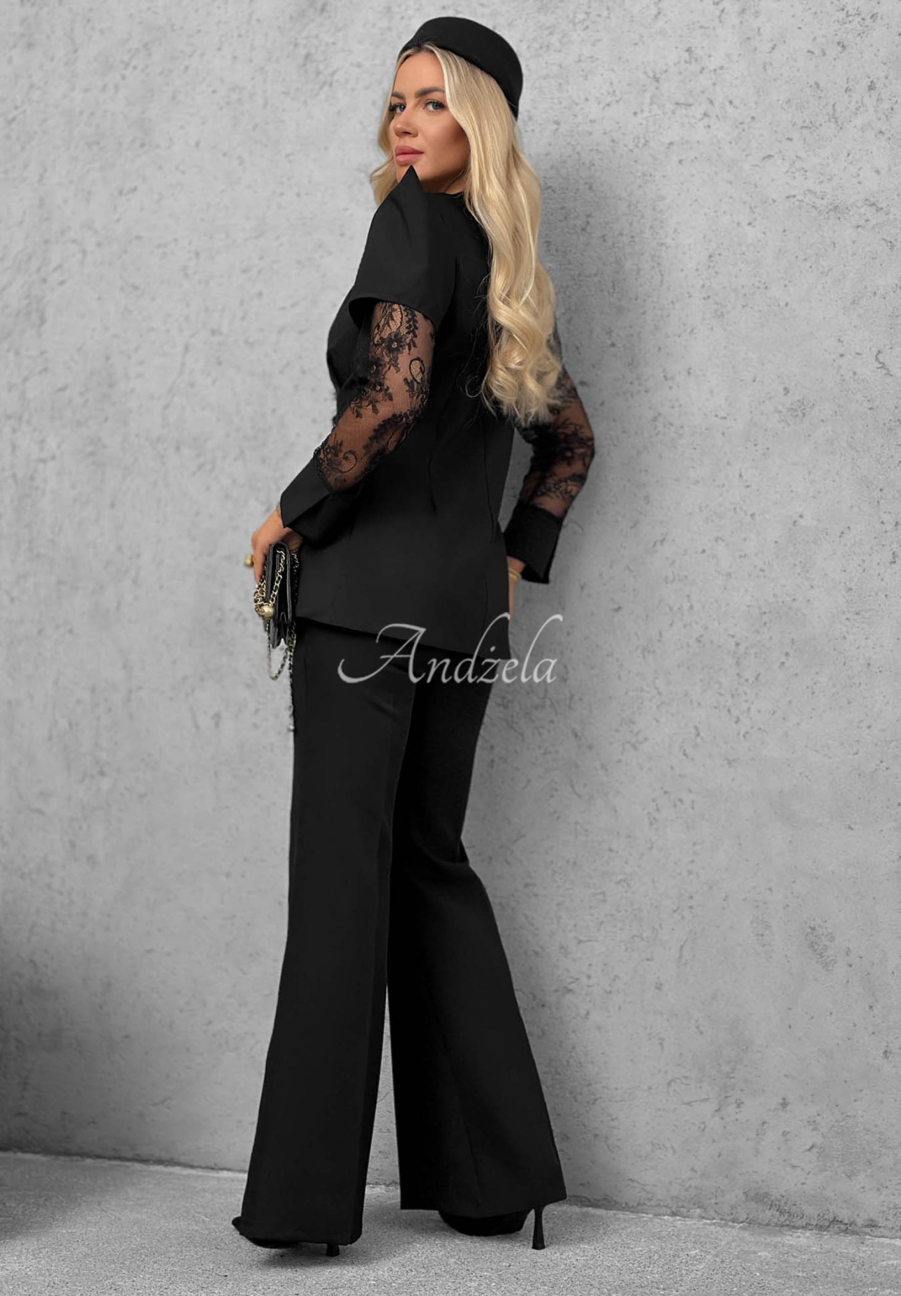 Eleganz-Set mit Spitze Noir Elegance Schwarz