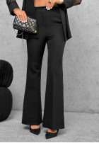 Elegancki Set Blazer z koronką i Hose Noir Elegance Schwarz