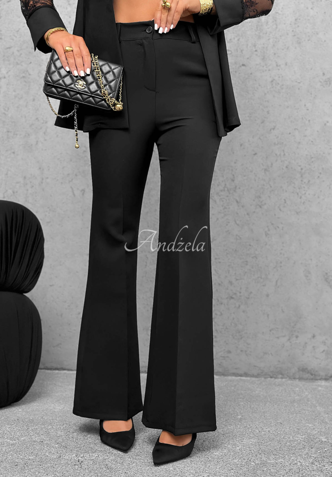 Eleganz-Set mit Spitze Noir Elegance Schwarz