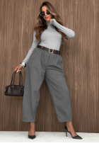 Material Hose z paskiem Autumn Air Beige