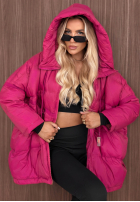 Pikowana Jacke z kapturem Coldest Of Times Rot