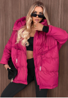 Pikowana Jacke z kapturem Coldest Of Times Rot