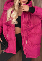 Pikowana Jacke z kapturem Coldest Of Times Rot