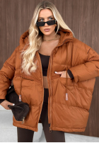 Pikowana Jacke z kapturem Coldest Of Times Rot