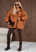 Pikowana Jacke z kapturem Coldest Of Times Rot
