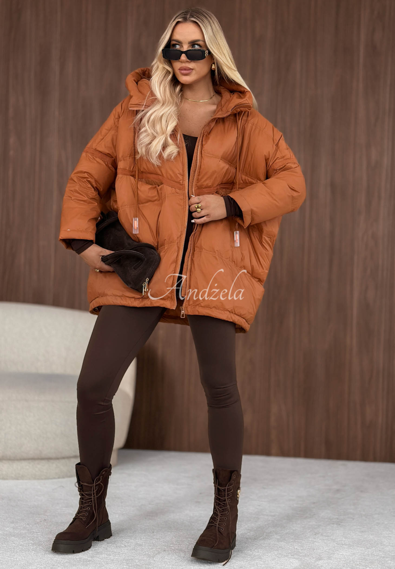 Daunenjacke mit Kapuze Coldest Of Times ruda