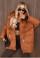 Pikowana Jacke z kapturem Coldest Of Times Rot