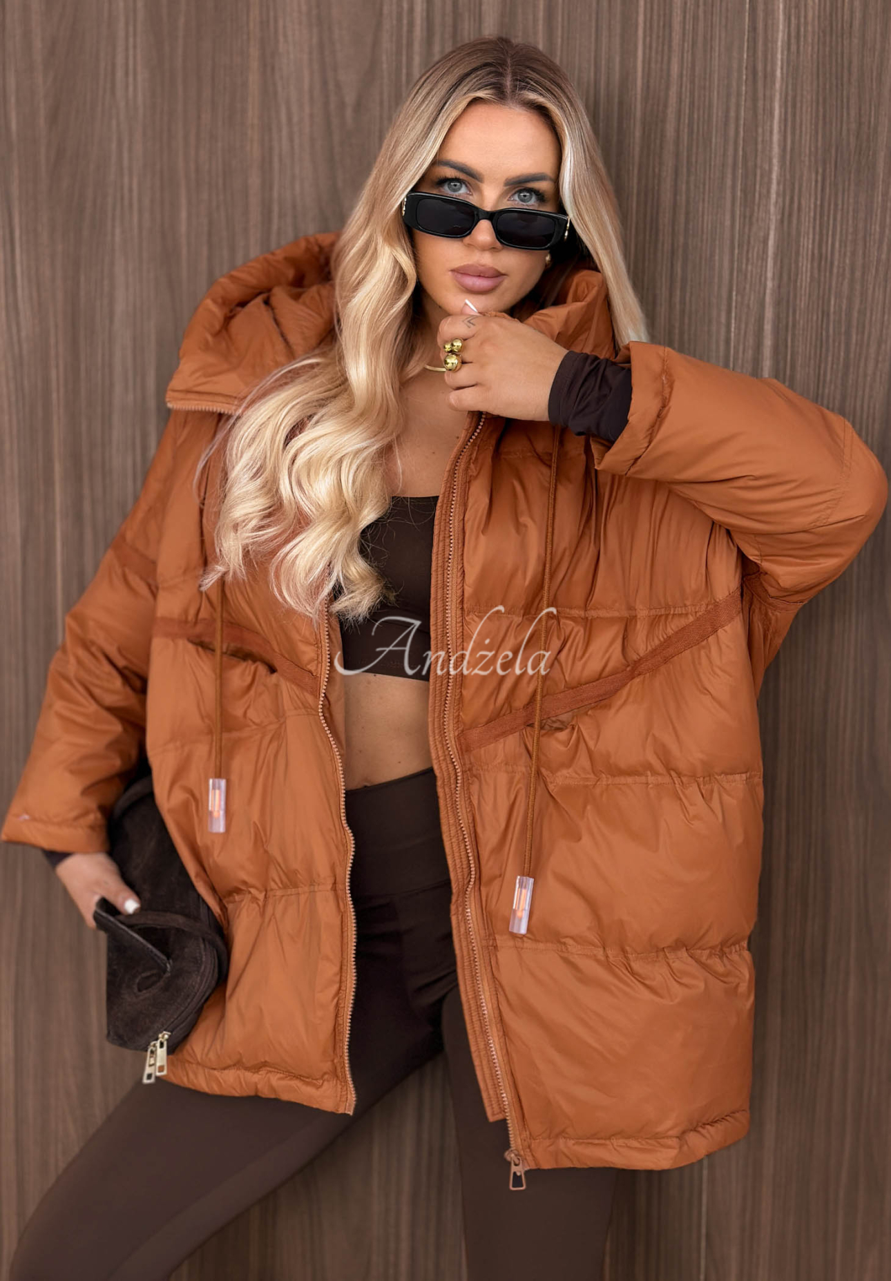 Daunenjacke mit Kapuze Coldest Of Times ruda