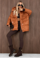 Pikowana Jacke z kapturem Coldest Of Times Rot