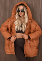 Pikowana Jacke z kapturem Coldest Of Times Rot