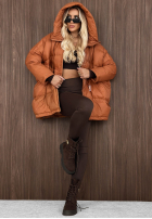 Pikowana Jacke z kapturem Coldest Of Times Rot