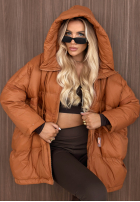 Pikowana Jacke z kapturem Coldest Of Times Rot