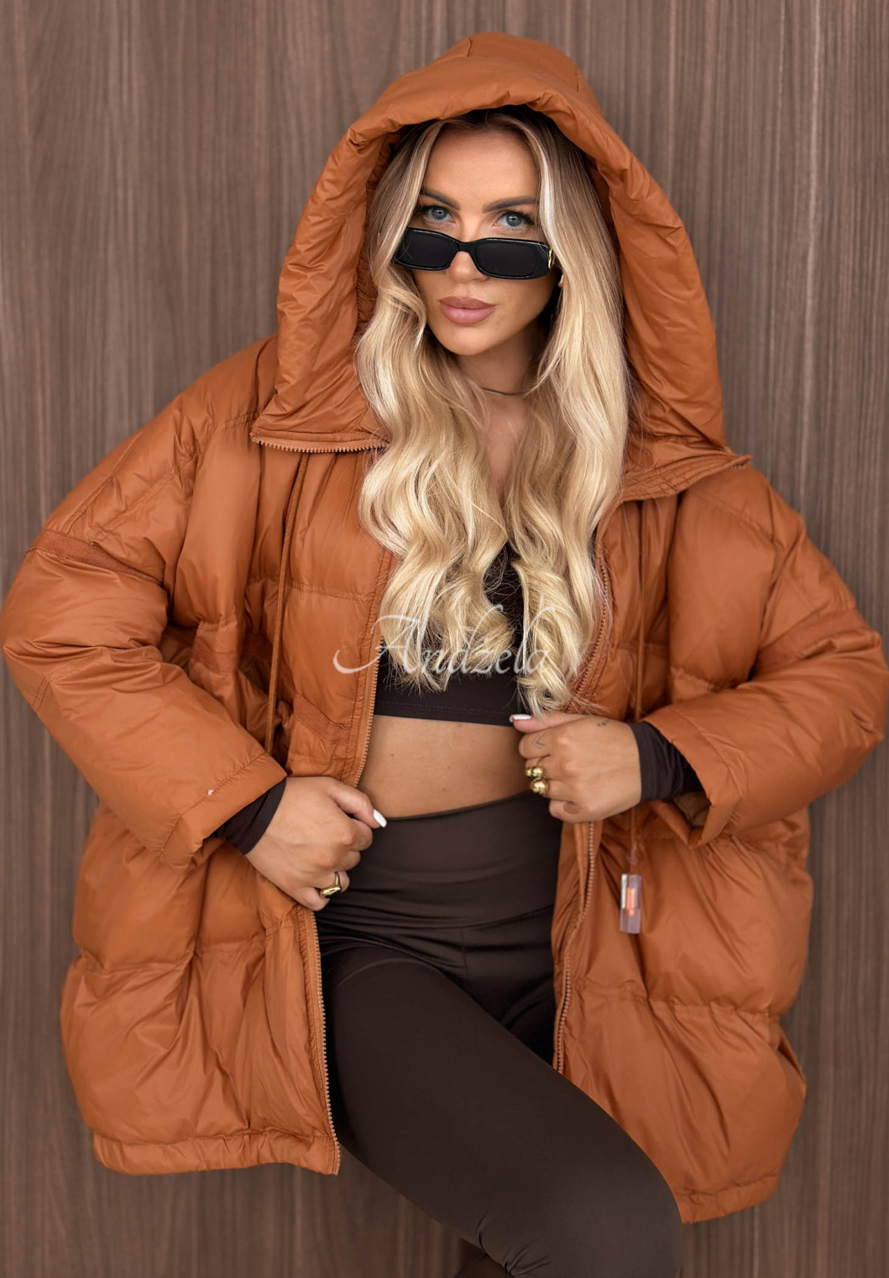 Daunenjacke mit Kapuze Coldest Of Times ruda
