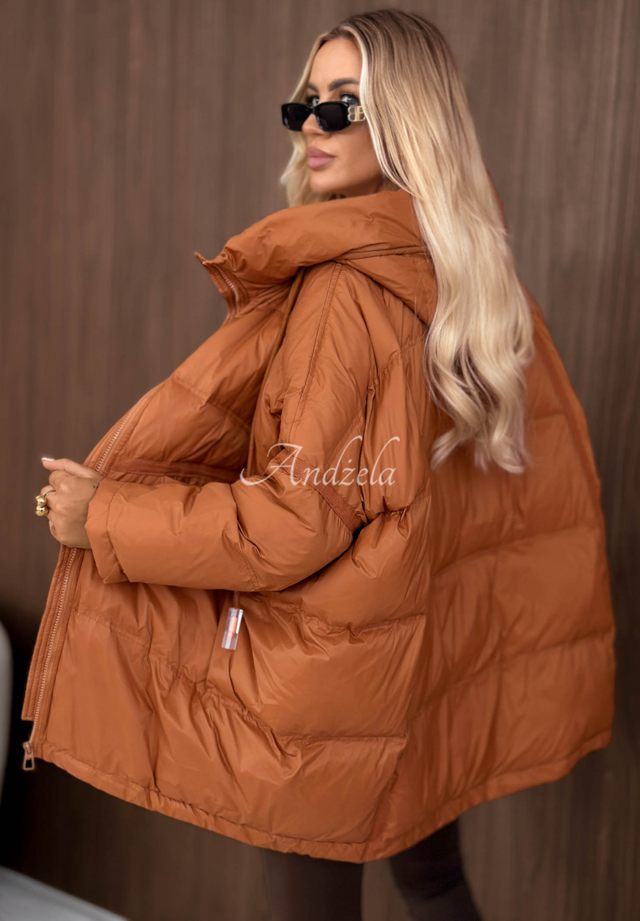 Daunenjacke mit Kapuze Coldest Of Times ruda