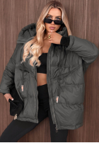 Pikowana Jacke z kapturem Coldest Of Times Rot