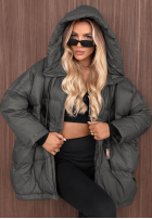Pikowana Jacke z kapturem Coldest Of Times Rot