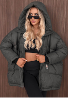 Pikowana Jacke z kapturem Coldest Of Times Rot