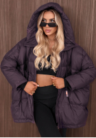 Pikowana Jacke z kapturem Coldest Of Times Rot