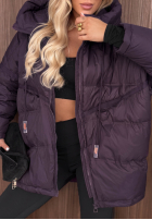 Pikowana Jacke z kapturem Coldest Of Times Rot