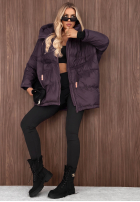 Pikowana Jacke z kapturem Coldest Of Times Rot