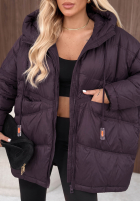 Pikowana Jacke z kapturem Coldest Of Times Rot