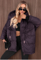 Pikowana Jacke z kapturem Coldest Of Times Rot