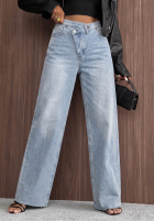 Hose Jeans wide leg Daily Blues Hellblau