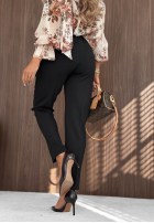 Eleganckie Hose Chinohose z guzikami Gentle Elegance Burgunderrot