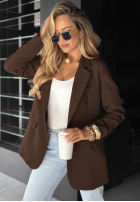 Blazer oversize Best Version Schokoladenbraun