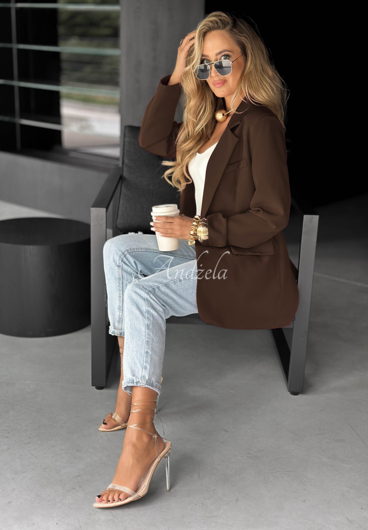 Oversize Blazer Best Version Schokoladenbraun
