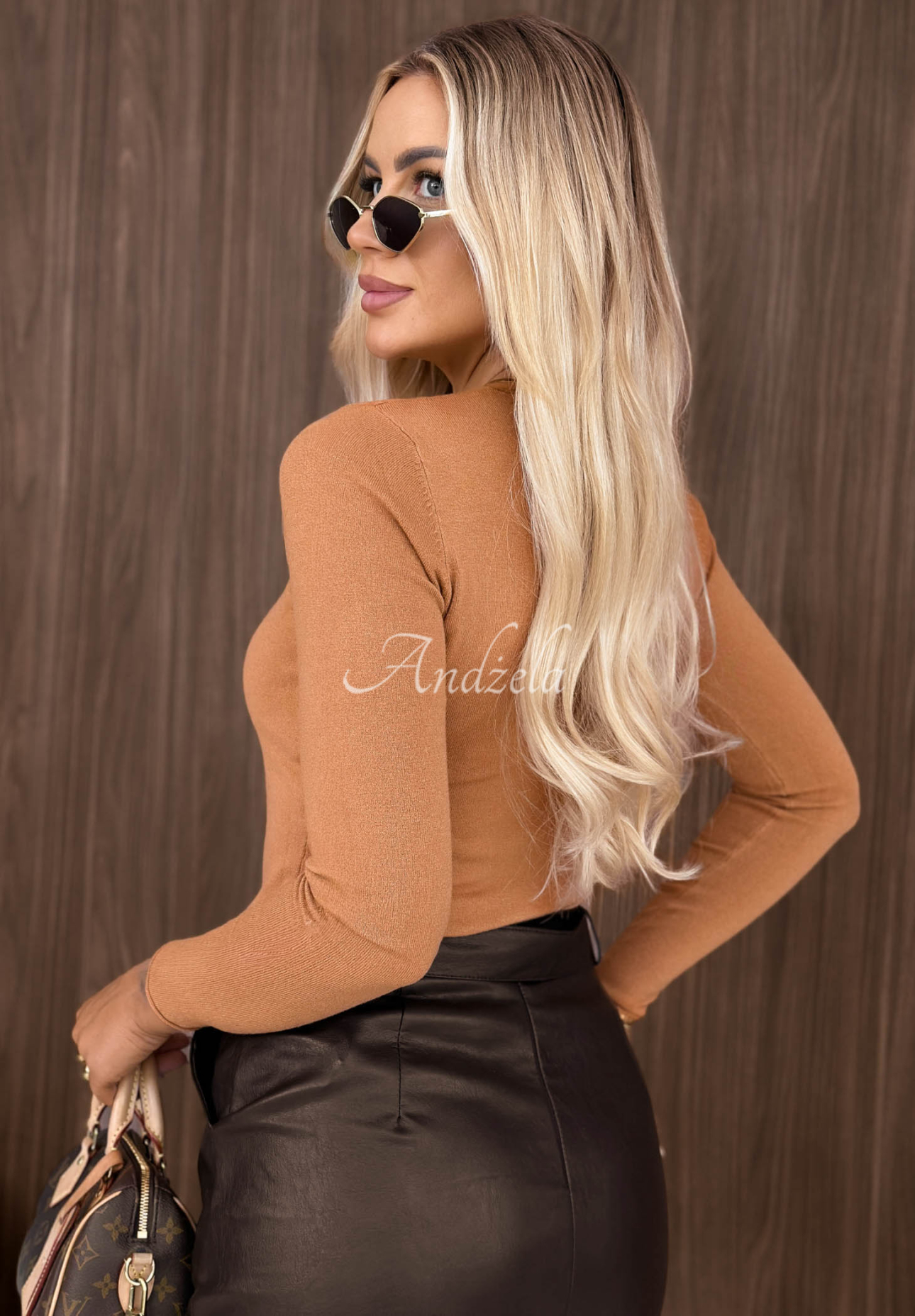 Leichter Pullover Selavi Camel