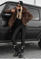 Jacke parka z futerkiem Far Enough Hell Beige