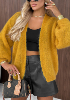 Krótki Cardigan Comfort First Senffarben