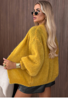 Krótki Cardigan Comfort First Senffarben